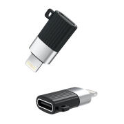 XO Αντάπτορας USB High-Speed Type-C θηλ. – Lightning, σε μαύρο/ασημί χρώμα XO NB149-D