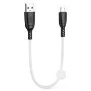 XO Καλώδιο USB High-Speed Α αρσ. - MICRO USB αρσ., 25cm σε λευκό χρώμα XO NB247