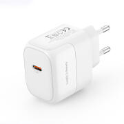XO Universal φορτιστής USB-C, 20W σε λευκό χρώμα XO L136 (EU) PD20W 1 USB-C FAST CHARGING CHARGER