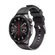 XO Watch 4 Smart Ρολόι με Οθόνη AMOLED 1.43" Μαύρο