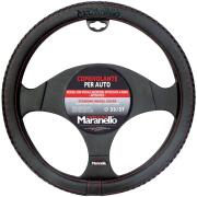 Maranello  Κάλυμμα Τιμονιού Μαύρο / Κόκκινη Ραφή 37-43cm