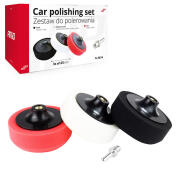 Auto Gs Σετ Γυαλίσματος Αυτοκινήτου Με 3 Σφουγγάρια 125mm M14 4 Τεμάχια