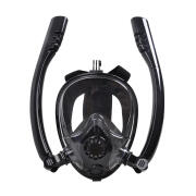 fortis ΜΑΣΚΑ ΣΙΛΙΚΟΝΗΣ ΟΛΟΚΛΗΡΟΥ ΠΡΟΣΩΠΟΥ ΜΑΥΡΗ ΜΕ ΔΙΠΛΟ ΑΝΑΠΝΕΥΣΤΗΡΑ