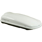 Free Μπαγκαζιέρα Οροφής 420lt Λευκή Γυαλιστερή Με Διπλό Άνοιγμα Και Τοποθέτηση Quick Fix