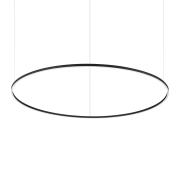 Ideal Lux Φωτιστικό Κρεμαστό Oracle Slim SP D150 Round 3000K On-Off Led 89W Μαύρο