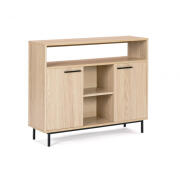 Ξύλινος Μπουφές με Μεταλλική Βάση 100 x 30 x 81 cm Idomya Zen 30088797