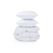 Σετ Πάπλωμα Υπέρδιπλο 220 x 240 cm και 2 Μαξιλάρια από Πούπουλα Χήνας Idomya 30101073