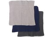 Ladelle Σετ 3 Τεμάχια Πετσέτες Κουζίνας Πλεκτές Eco 27X27 Navy