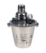 Urban Living Παγοδοχείο με Αξεσουάρ για Κοκτέιλ 22x17x15cm 30940