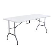 VELCO Τραπέζι Μεταλλικό Catering Βαλίτσα Πτυσσόμενο Λευκό