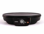 Livoo Κρεπιέρα DOP196 με ισχύ 1000W και διάμετρο 30cm - Black