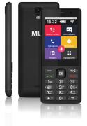 MLS Easy Κινητό Smartphone  TS  4G 2018 Dual Sim Black