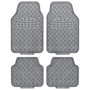 Auto Gs Carbon Πατάκια Αυτοκινήτου Σετ 4 Τεμάχια Αλουμινίου