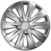 Versaco Τάσια Τροχών Αυτοκινήτου 13" Rapide 101164 Ασημί Με Μπουλόνια Χρωμίου Nc Cbx