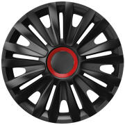 Versaco Τάσια Τροχών Αυτοκινήτου 13" Royal 100204 Μάυρο Με Κόκκινο Δαχτυλίδι Rr Cbx