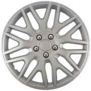 Versaco Τάσια Τροχών Αυτοκινήτου 15'' Dakar 108200 Ασημί Mε Μπουλόνια Χρωμίου Nc Cbx