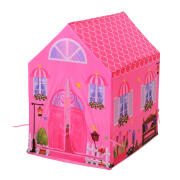 Παιδική Σκηνή 93 x 69 x 103 cm Princess Play Χρώματος Ροζ HOMCOM 345-006