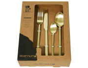 Eternum Σετ 16 τεμάχια Μαχαιροπίρουνα Belgium Nardo 1249-BP16 από Ανοξείδωτο ατσάλι 18 Cr σε Σαμπανιζέ ματ φινίρισμα