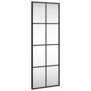 vidaXL 358642 Καθρέφτης Τοίχου με Πλαίσιο 30x80cm Μαύρο