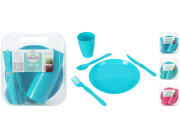 Σετ Picnic Happy Day - 31τμχ Ποτήρι, Πιάτο, Μαχαίρι, Πιρούνι, Κουτάλι