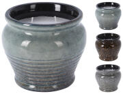 Αρωματικό Κερί 420901020 Σε κεραμικό δοχείο Με 2 φιτίλια 12.3 x 10.5cm Σε 3 επιλογές αρώματος