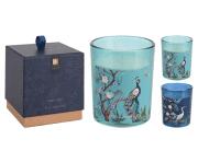 Αρωματικό Κερί Residence CC5056370 Σε γυάλινο δοχείο με σχέδιο 8 x 10cm Σε 2 επιλογές σχεδίου και αρώματος