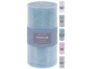 Αρωματικό Κερί Kορμός CC5056600 με χρωματιστή επένδυση Marble finish 7 x 14cm, Σε 5 επιλογές σχεδίου και αρώματος