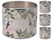Αρωματικό Κερί CC5061020 Σε Μεταλλικό δοχείο 12 x 12cm, Σε 3 επιλογές σχεδίου