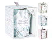 Αρωματικό Κερί 10 x 8 cm, σε 3 επιλογές χρώματος, Tropical Green, Light Green, Blue Peppermint