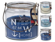 Αρωματικό Κερί CC5061250 Σε γυάλινο δοχείο, 10.2 x 10 cm Σε 3 επιλογές σχεδίου και αρώματος