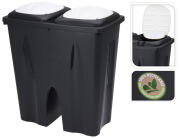 Κάδος Απορριμάτων Διπλός - 2 x 25L