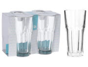 Excellent Houseware Σετ Γυάλινα Ποτήρια χωρητικότητας 280ml - 4 τεμάχια