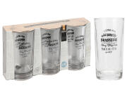 Excellent Houseware Σετ Γυάλινα Ποτήρια χωρητικότητας 295ml - 3 τεμάχια