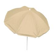 Velco Ομπρέλα Βεράντας - Κήπου - Θαλάσσης Εκρού με Εσωτερική Ασημί Επίστρωση 1,8 Μεταλλική