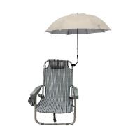 Velco Βοηθητική Μεταλλική Ομπρέλα 1,2m Για Καρέκλα Παραλίας