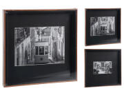 Κορνίζα τοίχου με πασπαρτού, γάντζο κρεμάσματος διαστάσεις 27x27cm και διαστάσεις φωτογραφίας 15x20cm - 10x15cm, σε 2 επιλογές σχεδίου