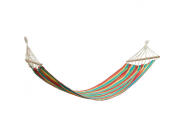 Heinner Αιώρα (YGH046) με ξύλο, 200x80cm, Μπλε/Κόκκινο