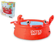 Φουσκωτή πισίνα Crab Intex Easy Set παιδική, χωρητικότητας 880lt, 183x51cm