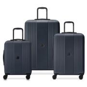 Delsey Βαλίτσες Σετ 54-66-77cm σειρά Ophelie Ink Blue