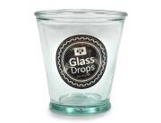 Glass Drops Ποτήρι Αuthentic (2198) Από ανακυκλωμένο γυαλί, Χωρητικότητας 220ml, Διαστάσεων Ø 9 x Υ 9 cm