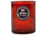 Glass Drops Ποτήρι Diamante (2394DB343) Από ανακυκλωμένο γυαλί, Χωρητικότητας 400ml, Διαστάσεων Ø 8.7 x Υ 10.5 cm, Pumpkin