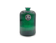 Διακοσμητικό Βάζο Glass Drops Daroca Stripe (4862DB734) Από ανακυκλωμένο γυαλί, Χωρητικότητας 2.8L, Διαστάσεων Ø 15 x Υ 23cm, Albahaca