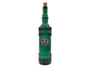 Διακοσμητικό Μπουκάλι με πώμα Glass Drops Lazos (5043DB734) Aπό 100% ανακυκλωμένο γυαλί, Xωρητικότητας 700ml, Διαστάσεων Ø 8 x Υ 34 cm, Αlbahaca