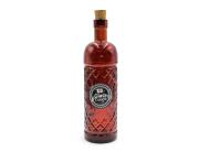 Διακοσμητικό Μπουκάλι με πώμα Glass Drops Anis (5047DB738) Aπό 100% ανακυκλωμένο γυαλί, Xωρητικότητας 500ml, Διαστάσεων Ø 7 x Υ 24 cm, Terracotta