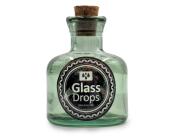Διακοσμητικό Μπουκάλι με πώμα Glass Drops Ramos (5323DB600) Aπό 100% ανακυκλωμένο γυαλί, Xωρητικότητας 125ml, Διαστάσεων Ø 7 x Υ 10 cm, Νatural Green
