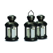 Σετ Φανάρια LED Εξωτερικού Χώρου με Μπαταρία 3 τμχ Inkazen 40004149