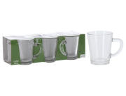 Εxcellent Houseware Σετ Κούπες Καφέ γυάλινες, χωρητικότητας 70ml - 6 τεμάχια