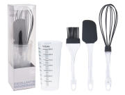 Σετ εργαλεία ζαχαροπλαστικής Εxcellent Houseware - 4 τεμάχια