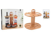Βάση για ποτήρια και μπουκάλια Εxcellent Houseware Ξύλο Μπαμπού, 32.5x24x31.5cm - Kαφέ