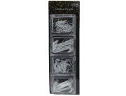 Γάντζοι Για Χριστουγεννιάτικα Στολίδια 300 τεμάχια - Ασημί